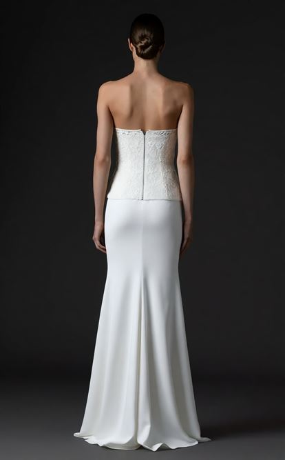 Kemik Bağcıklı Korse Detaylı Abiye Elbise